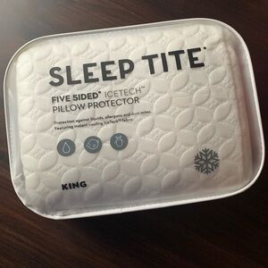 Sleep TITE IceTech Waterproof Pillow Protector w/Cooling Technology, Set of 2